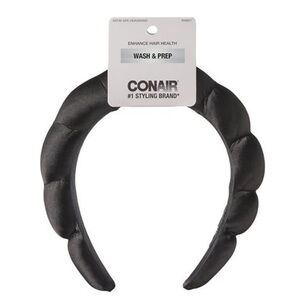 Conair Satin Padded Headband in Black